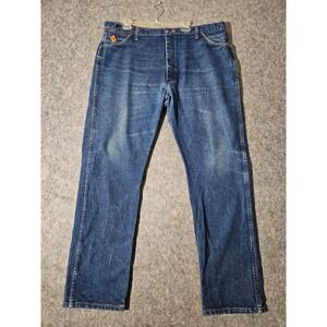 Wrangler FR Jeans Mens 42x34 Blue Flame Resistant FR13MWZ Denim